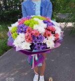 Букет из хризантем