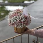 Корзиночка с гипсофилой
