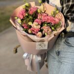 Букет из эустомы